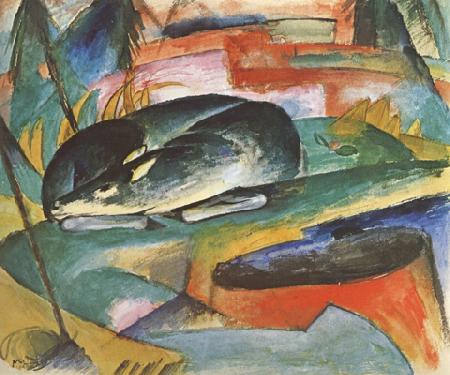 Franz Marc Sleeping Deer (mk34)